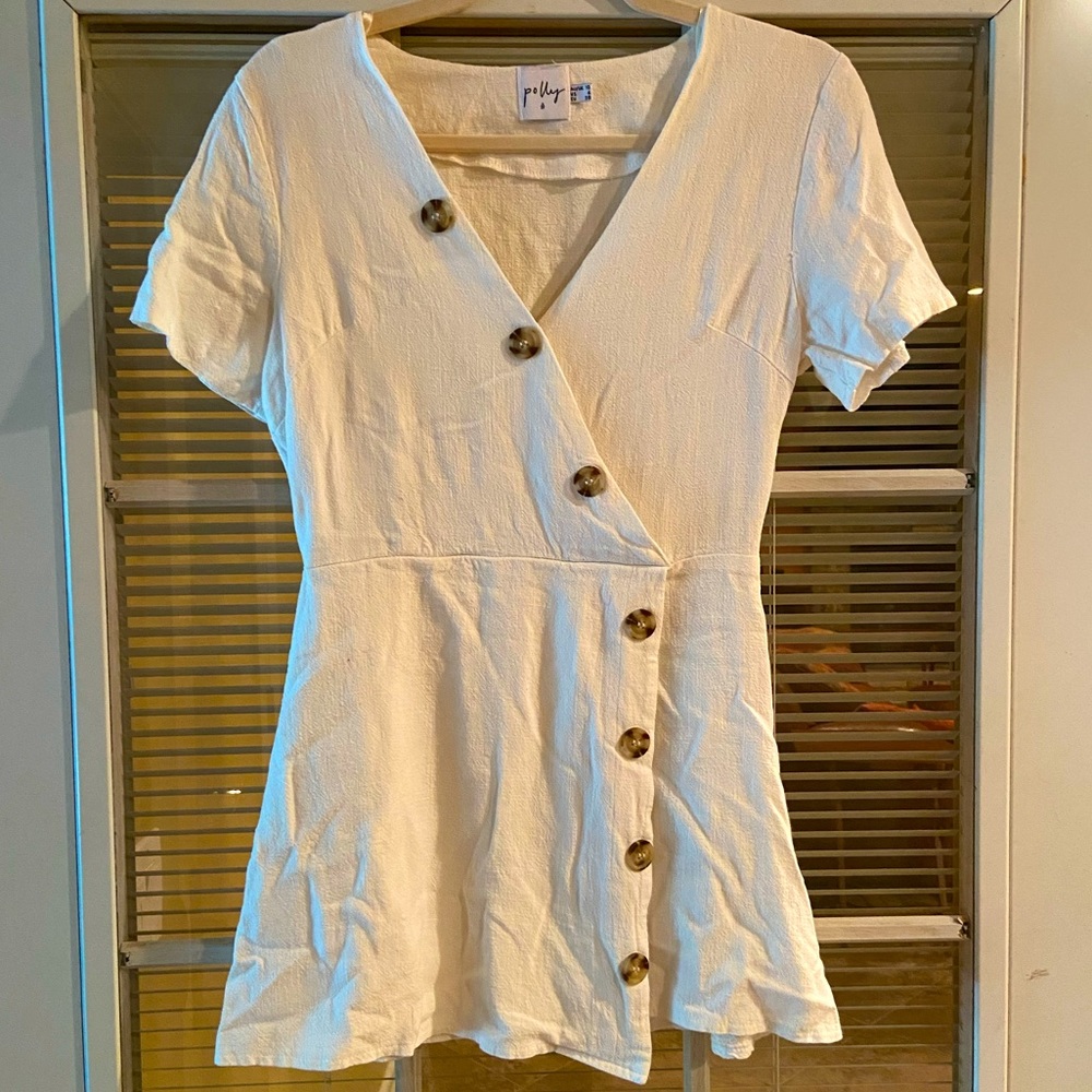 Princess Polly White Mini Dress